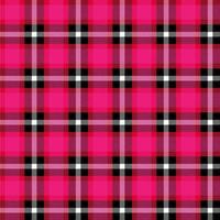 Seamless Plaid Checkered Fabric Pattern. Color base can be replaced with any color vector