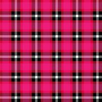 Seamless Plaid Checkered Fabric Pattern. Color base can be replaced with any color vector