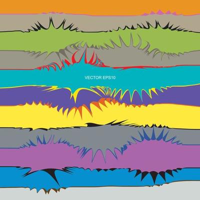 Abstract pop art background. Artistic colorful paint brush pattern for background. Vector.