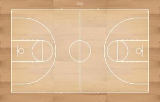 fondo de la cancha de baloncesto. campo de baloncesto. vector. vector