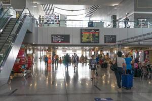 Sochi, Russia-June 15, 2018-railway station Premises with people. photo