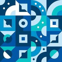Flat design geometric and mosaic pattern. - Vector. vector