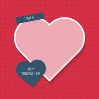 Valentines day background with space for image. - Vector. vector
