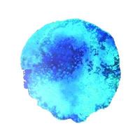 Blue watercolor stain vector