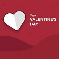 Happiness of Valentine's Day. Good for Valentine card, template, greeting, etc. vector