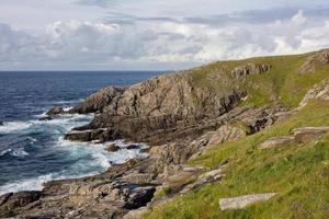 Cliffs near Malin Head, County Donegal, Ireland photo