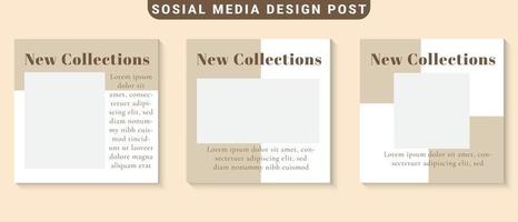 social media template post for promotion template post for ads vector