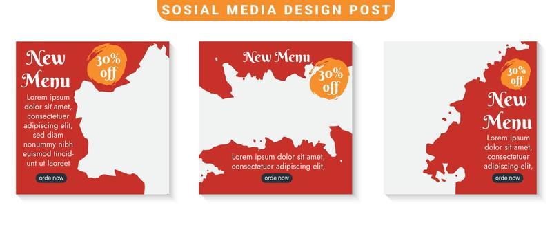 food banner ads template