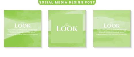 Fashion Social Media Post Template vector