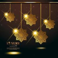 Luxury golden mandala background Free Vector