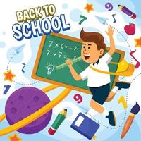 Students Back to School vector