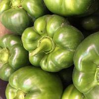 Macro photo bell peppers. Stock photo paprica vegetable bell peppers background