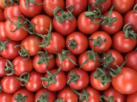 Macro photo red tomatoes. Stock photo fresh vegetables red tomato background