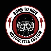 motorcycle custom illustration