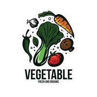 vegetable illustration for element design vector