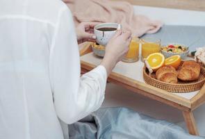 Breakfast in bed photo