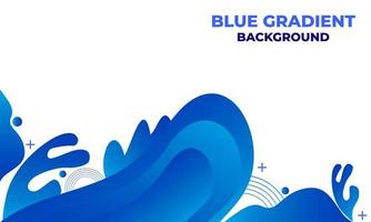 abstract blue gradient background vector