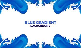abstract blue gradient background vector
