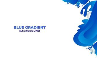 abstract blue gradient background vector