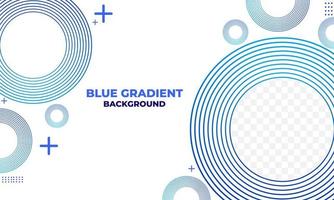 abstract blue gradient background vector