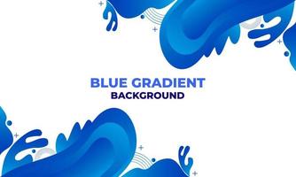 abstract blue gradient background vector