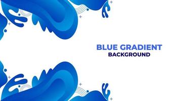 abstract blue gradient background vector