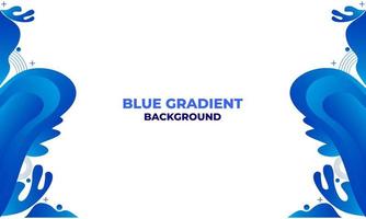 abstract blue gradient background vector