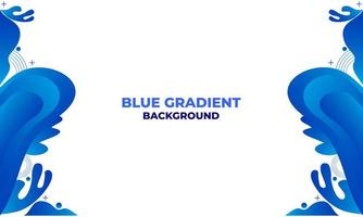 abstract blue gradient background vector