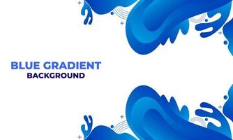abstract blue gradient background vector