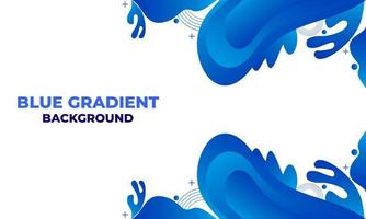 abstract blue gradient background vector