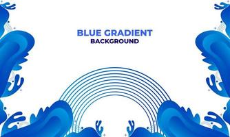 abstract blue gradient background vector