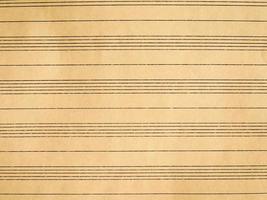 Blank sheet music photo