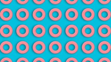 abstract blue background with seamless pink circle pattern photo