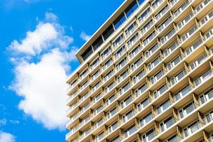 Abstract of line and patterns of building architecture photo