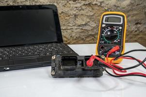 car control unit with test and pc performance setting photo