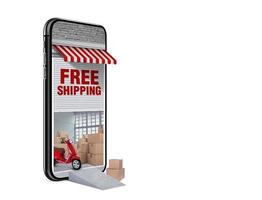 free delivery concept photo