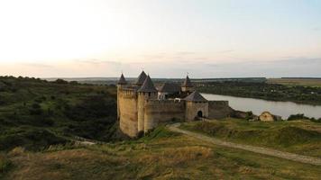 Khotyn fortress fortification complex located on the right bank of the Dniester River in Khotyn, Chernivtsi Oblast province of western Ukraine. 06.08.2019 photo