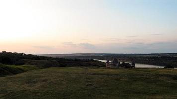 Khotyn fortress fortification complex located on the right bank of the Dniester River in Khotyn, Chernivtsi Oblast province of western Ukraine. 06.08.2019 photo