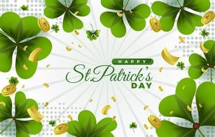 Saint Patrick's Day Background Concept vector