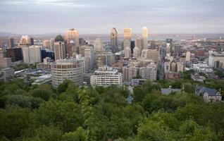 Panoramic Photo Montreal city