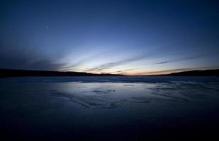 Sunset Evening on Canadian Lake photo