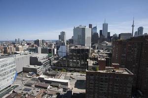 Toronto Skyline from rooftop photo