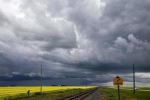 nubes de tormenta saskatchewan foto