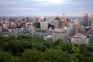 foto panorámica ciudad de montreal