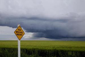 nubes de tormenta saskatchewan foto