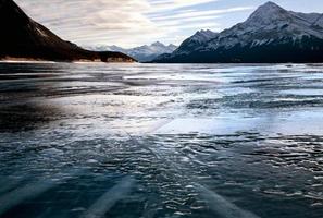 Abraham Lake Winter photo