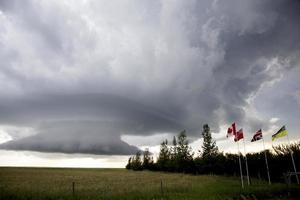 nubes de tormenta saskatchewan foto