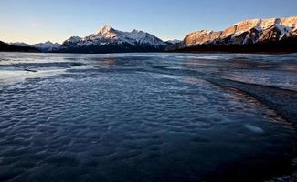 Abraham Lake Winter photo