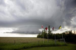 nubes de tormenta saskatchewan foto