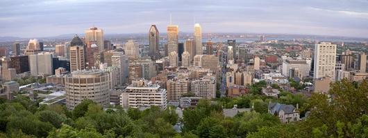 foto panorámica ciudad de montreal